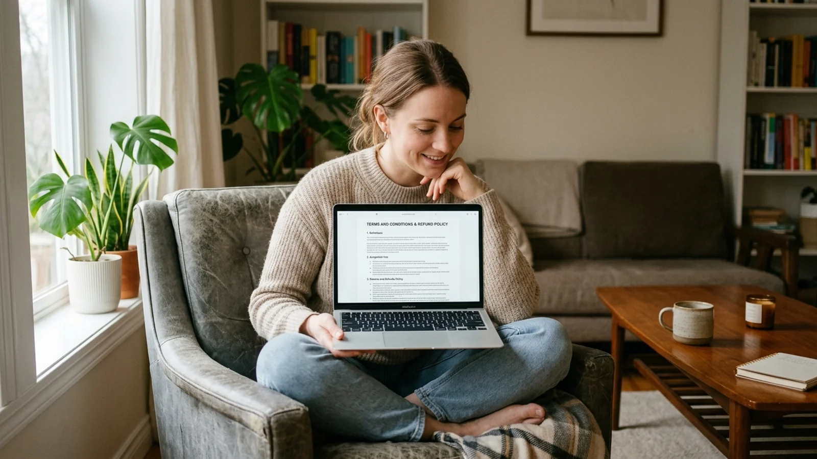 Checking a provider's terms, refund policy and contact details before subscribing to IPTV